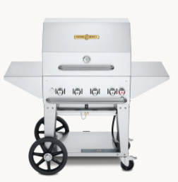 Crown Verity CV-MCB-30PRO-NG 30'' Mobile Grill Pro, CRO-CV-MCB-30PRO-NG, Chef's Deal